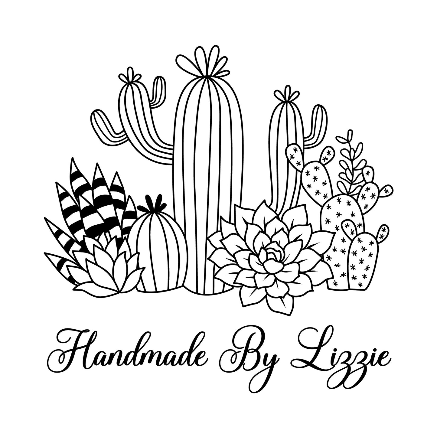 Personalised Laser Rubber Stamps - Handmade By: Cacti