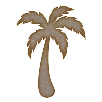 Palm Tree MDF Laser Cut Craft Blanks in Various Sizes