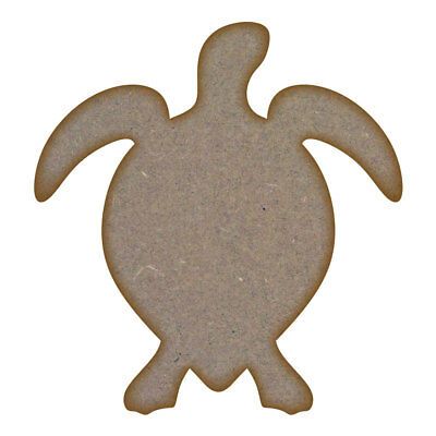 Turtle MDF Laser Cut Craft Blanks in Various Sizes