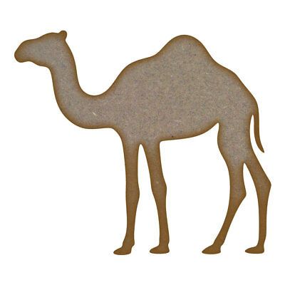 Camel MDF Laser Cut Craft Blanks in Various Sizes