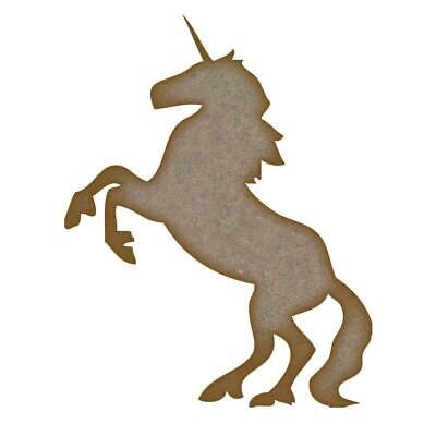 Unicorns MDF Laser Cut Craft Blanks in Various Sizes