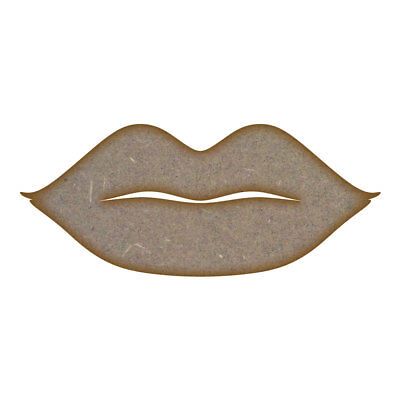 Lip Kiss MDF Laser Cut Craft Blanks in Various Sizes