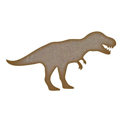 Dinosaur (Design 4) T Rex MDF Laser Cut Craft Blanks in Various Sizes