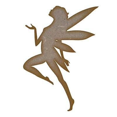 Fairy (Design 1) MDF Laser Cut Craft Blanks in Various Sizes