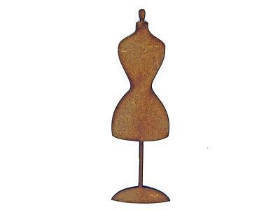 Dress Form / Mannequin MDF Laser Cut Craft Blanks in Various Sizes