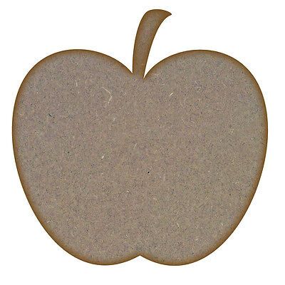 Apple MDF Laser Cut Craft Blanks in Various Sizes