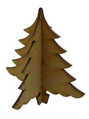 MDF 3D Christmas Tree (145mm x 145mm x 160mm