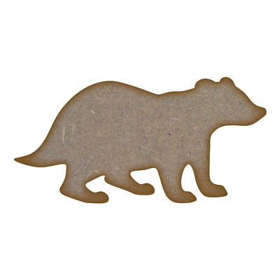 Badger MDF Laser Cut Craft Blanks in Various Sizes