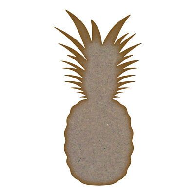 Pineapple MDF Laser Cut Craft Blanks in Various Sizes