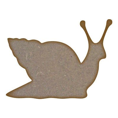 Snail MDF Laser Cut Craft Blanks in Various Sizes