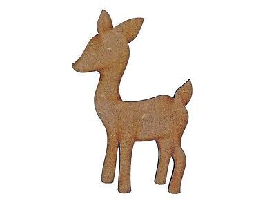 Fawn MDF Laser Cut Craft Blanks in Various Sizes