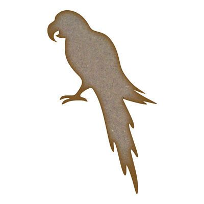 Parrot MDF Laser Cut Craft Blanks in Various Sizes