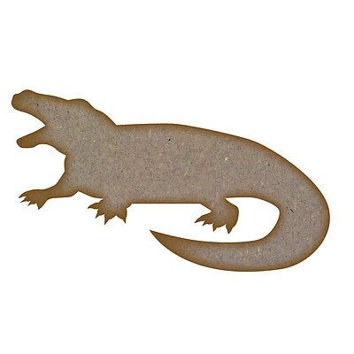 Crocodile MDF Laser Cut Craft Blanks in Various Sizes