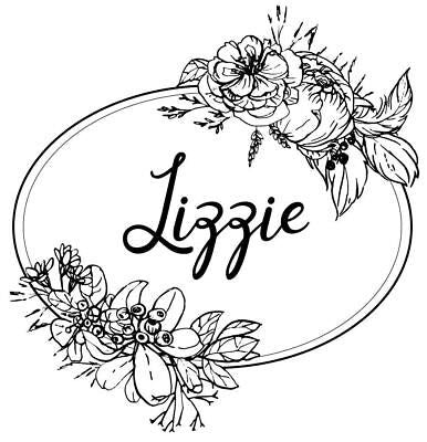 Name Flower Oval - Personalised Laser Cut Rubber Stamp