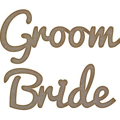 MDF Words: Groom (104mm x 47mm)