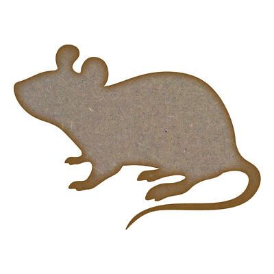 Mouse MDF Laser Cut Craft Blanks in Various Sizes