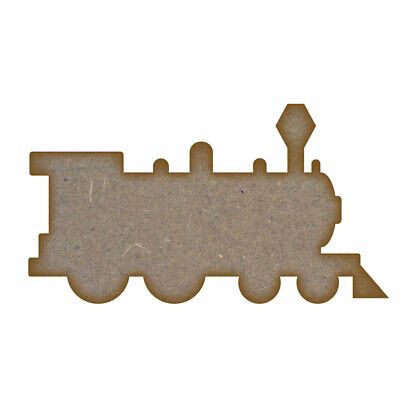 Train (Design 2) MDF Laser Cut Craft Blanks in Various Sizes