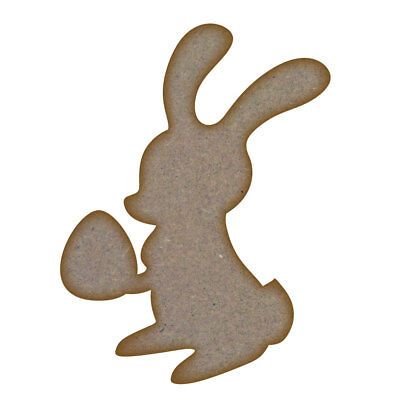 Easter Bunny MDF Laser Cut Craft Blanks in Various Sizes