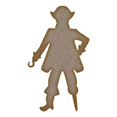 Pirate MDF Laser Cut Craft Blanks in Various Sizes