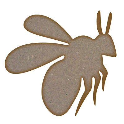 Bee (Design 2) MDF Laser Cut Craft Blanks in Various Sizes