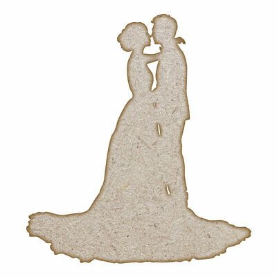 Wedding Couple (Design 6) MDF Laser Cut Craft Blanks in Various Sizes