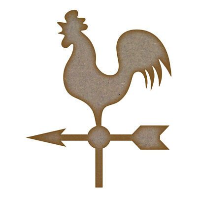 Weather Vane MDF Laser Cut Craft Blanks in Various Sizes