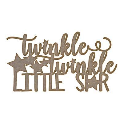 Twinkle Twinkle MDF Laser Cut Craft Blanks in Various Sizes