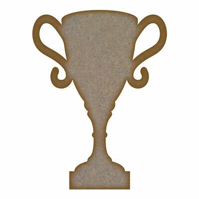 Trophy MDF Laser Cut Craft Blanks in Various Sizes