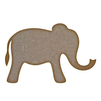 Baby Elephant MDF Laser Cut Craft Blanks in Various Sizes