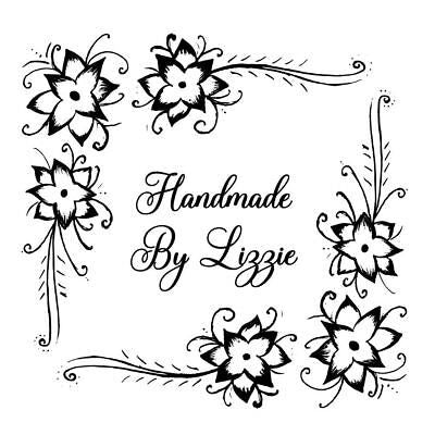 Personalised Laser Cut Rubber Stamp - Handmade By: pansy square