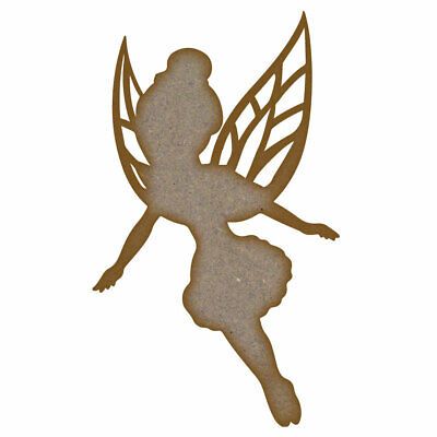 Fairy (Design 9) MDF Laser Cut Craft Blanks in Various Sizes