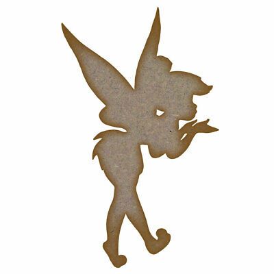 Fairy (Design 12) MDF Laser Cut Craft Blanks in Various Sizes