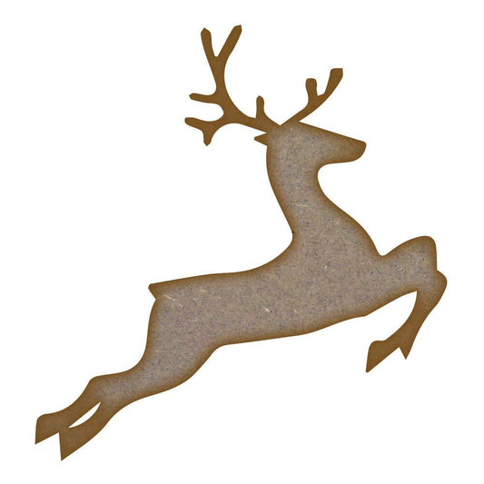 Reindeer - MDF Laser Cut Craft Blanks in Various Sizes