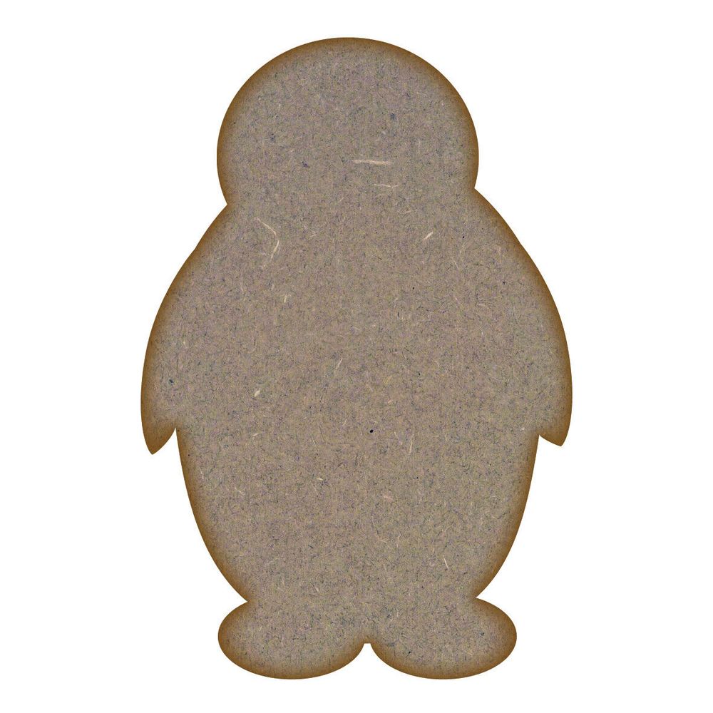 Penguin MDF Laser Cut Craft Blanks in Various Sizes