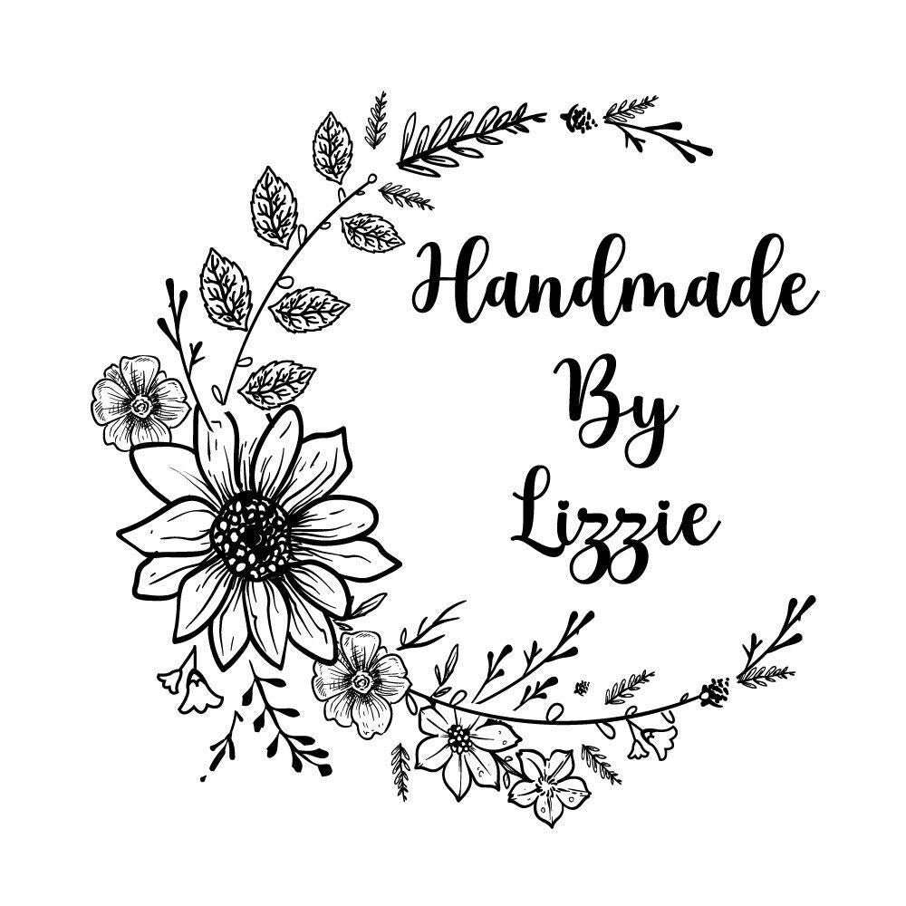 Personalised Laser Rubber Stamps - Handmade By:  Sunflower Wreath