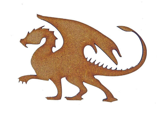 Dragon MDF Laser Cut Craft Blanks in Various Sizes