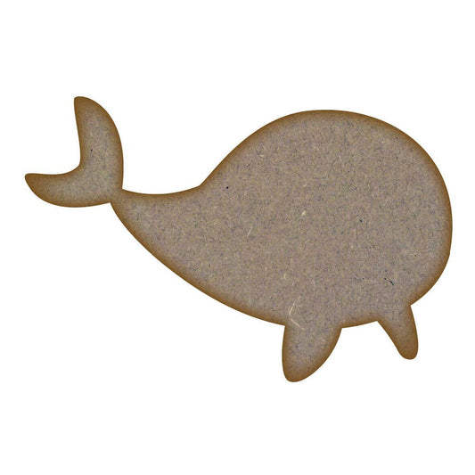 Whale MDF Laser Cut Craft Blanks in Various Sizes