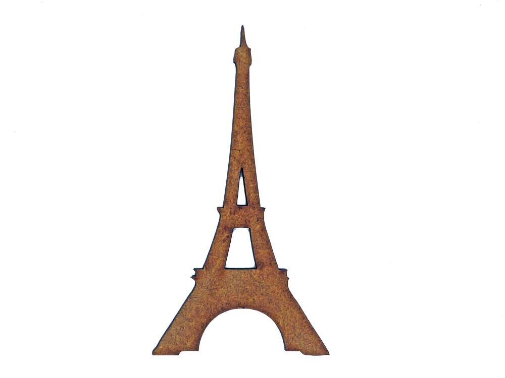 Eiffel Tower MDF Laser Cut Craft Blanks in Various Sizes