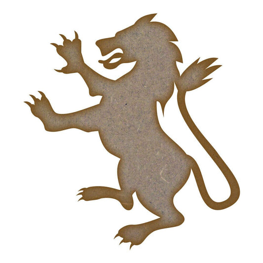 Lion MDF Laser Cut Craft Blanks in Various Sizes