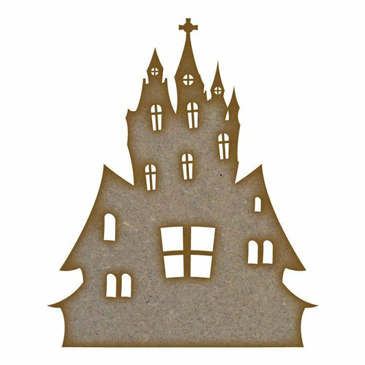 Haunted House - MDF Laser Cut Craft Blanks in Various Sizes