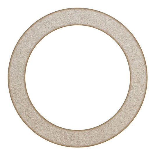 Circle Frame MDF Laser Cut Craft Blanks in Various Sizes