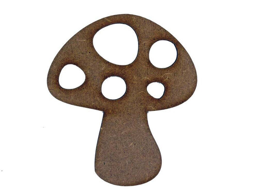 Toadstool MDF Laser Cut Craft Blanks in Various Sizes