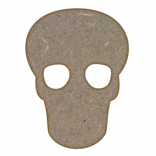 Skull MDF Laser Cut Craft Blanks in Various Sizes