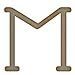 Letter M MDF Laser Cut Craft Blanks in Various Sizes (mm x 90mm)