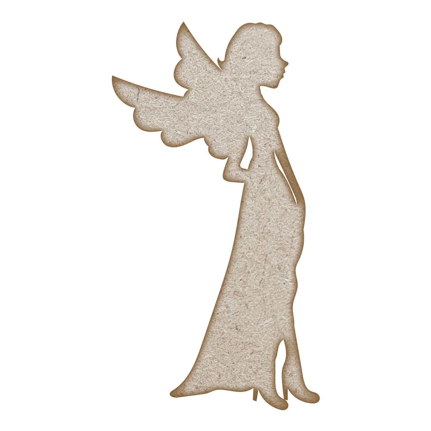 Fairy (Design 8) MDF Laser Cut Craft Blanks in Various Sizes 48mm x 90mm