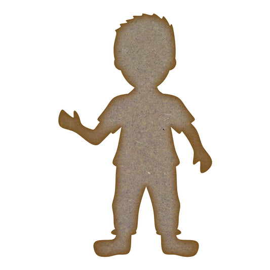 Boy (Design 2) MDF Laser Cut Craft Blanks in Various Sizes