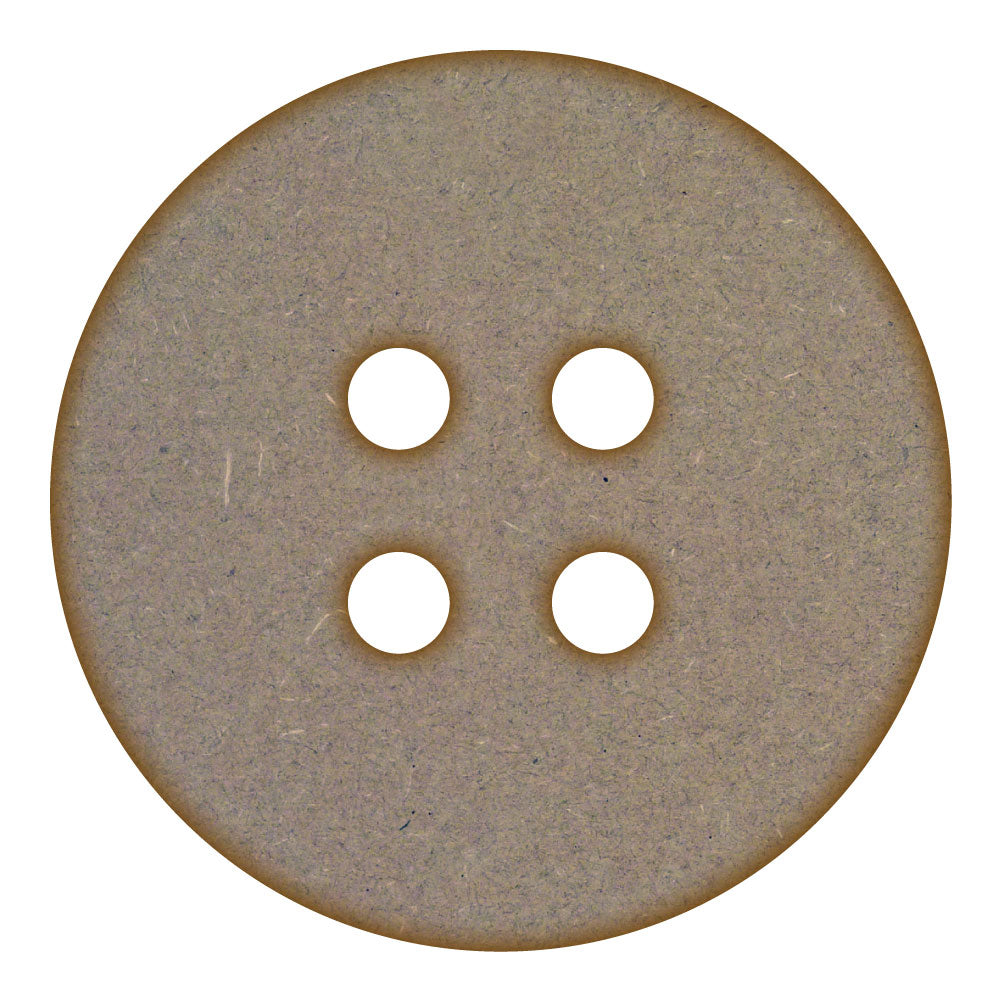 Button MDF Laser Cut Craft Blanks in Various Sizes