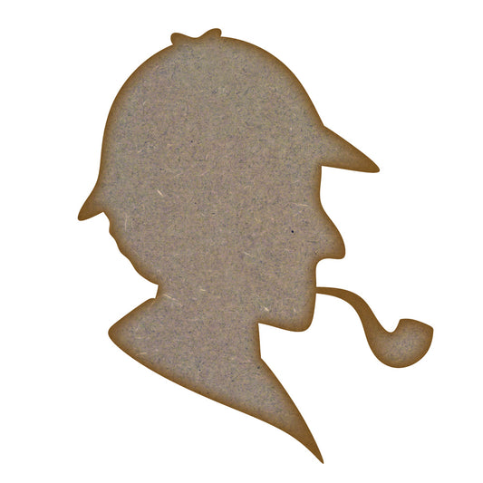 Detective MDF Laser Cut Craft Blanks in Various Sizes