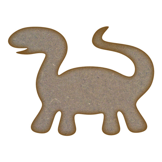 Dinosaur (Design 2) MDF Laser Cut Craft Blanks in Various Sizes