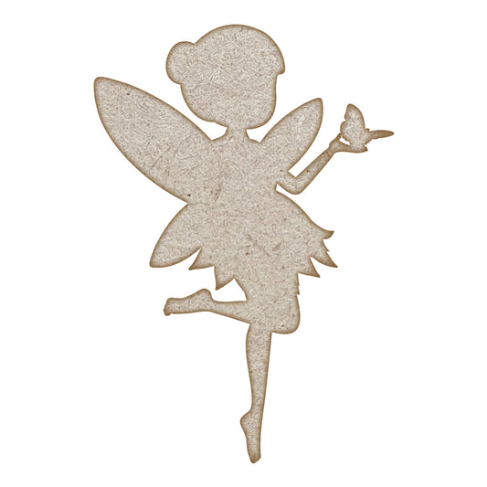 Fairy (Design 18) MDF Laser Cut Craft Blanks in Various Sizes